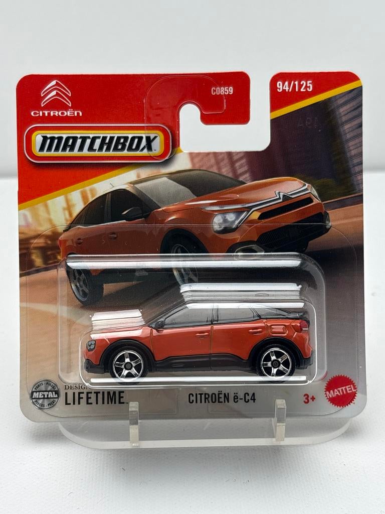 Matchbox Citroën ë-C4 - Nieuw in verpakking, Auto, Nieuw, Ophalen of Verzenden, Mattel