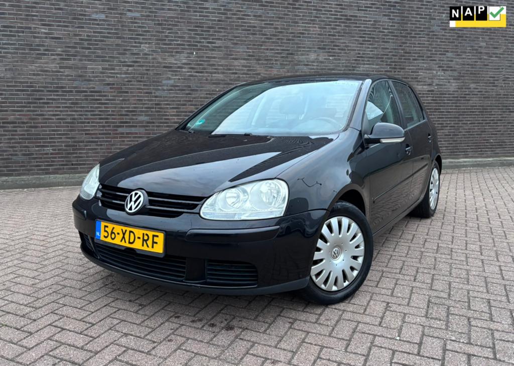 Volkswagen Golf 1.6FSI 2007 5Dr NAP Airco Cruise APK 03-2027, Auto's, Voorwielaandrijving, 15 km/l, 4 cilinders, 620 kg