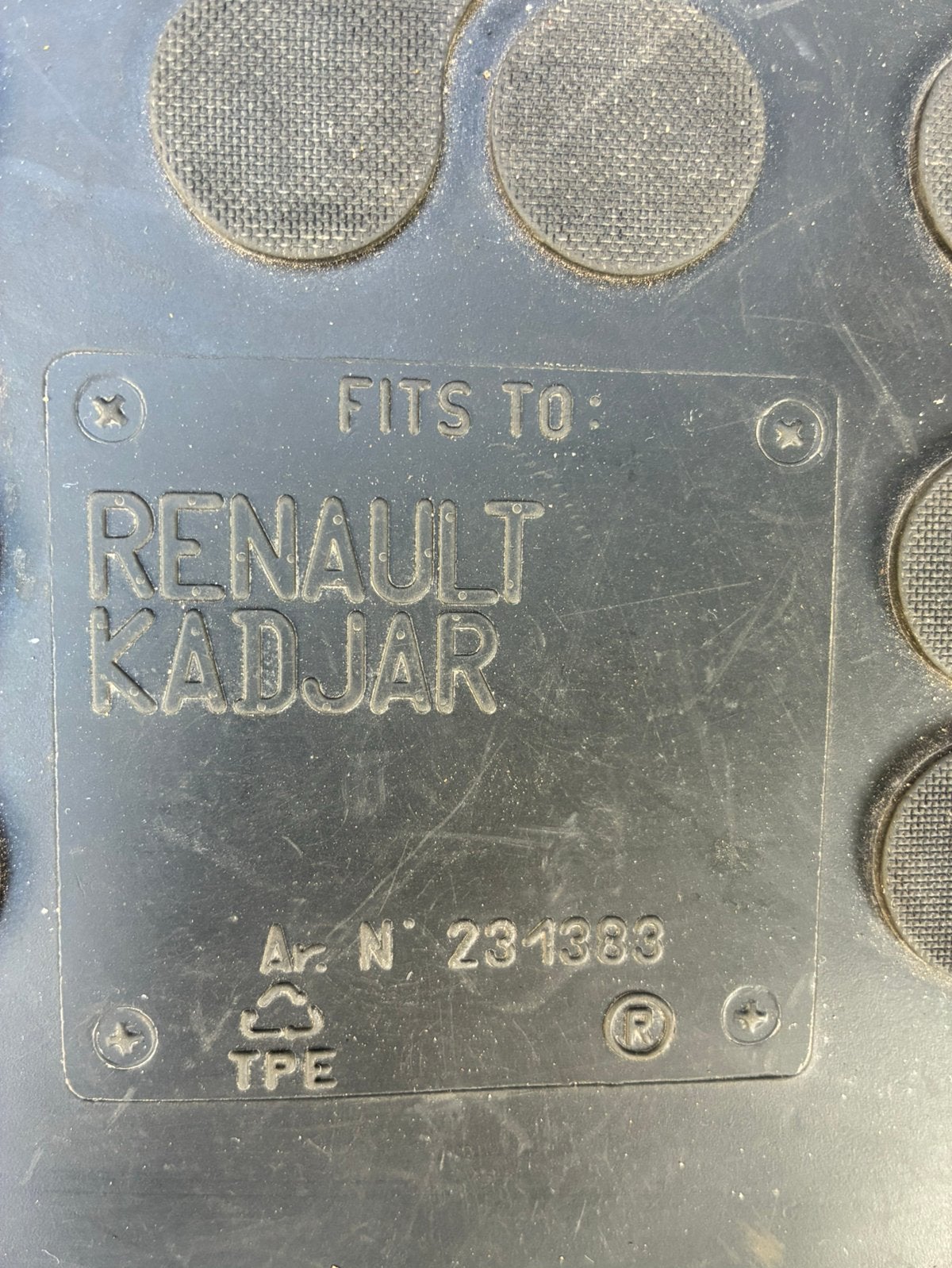 Kofferbakmat Renault Kadjar, Auto diversen, Ophalen, Gebruikt