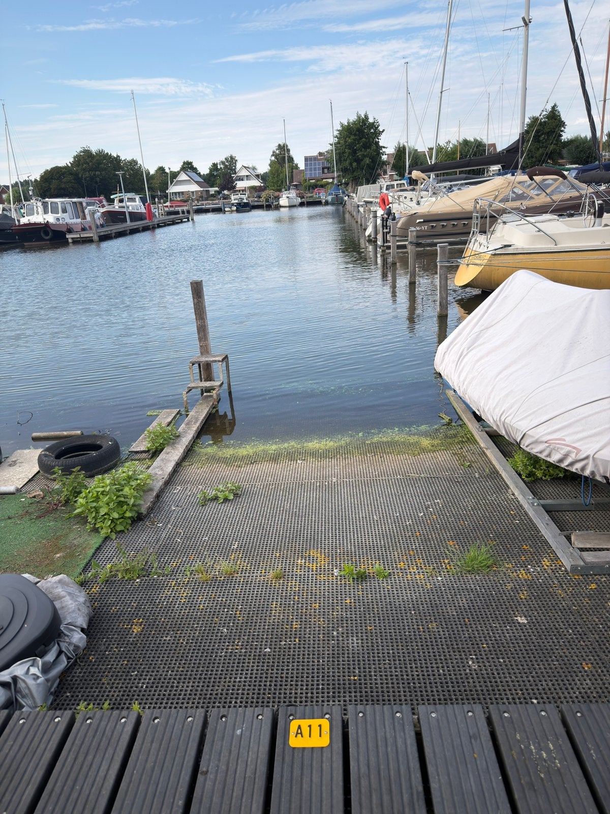 Jollesteiger te huur Kaagdorp 4,5x2,2, Ophalen, Zo goed als nieuw