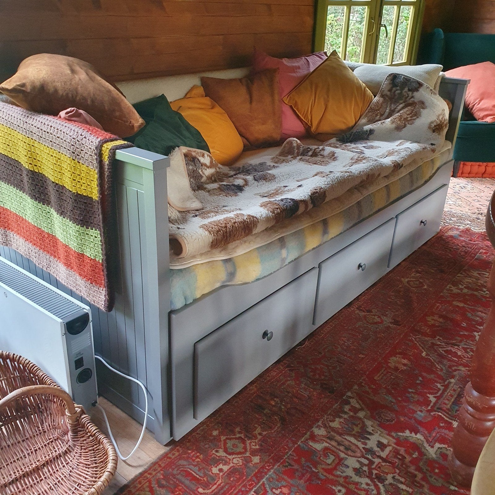 ikea Hemnes bedbank, Ophalen, Eenpersoons, 80 cm, 200 cm