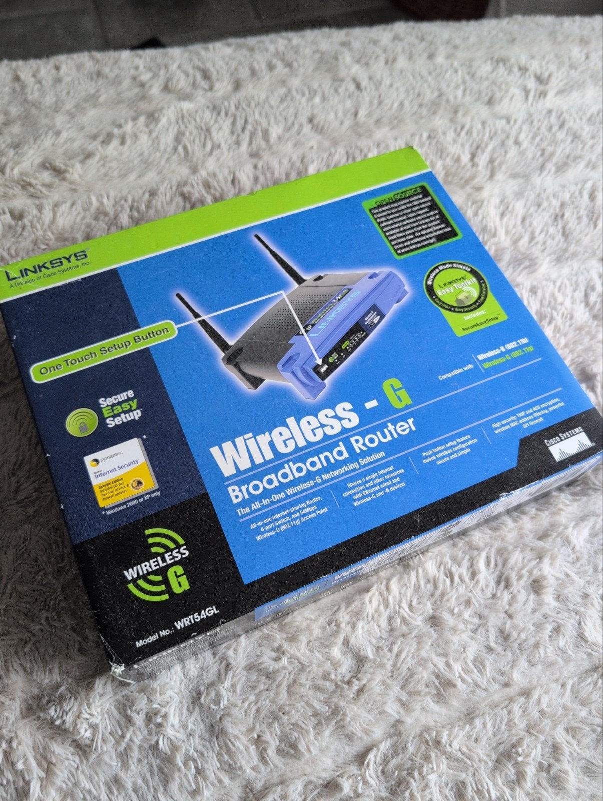 Linksys WRT54GL Wireless-G Breedband Router, Ophalen of Verzenden, Zo goed als nieuw, Router, Linksys