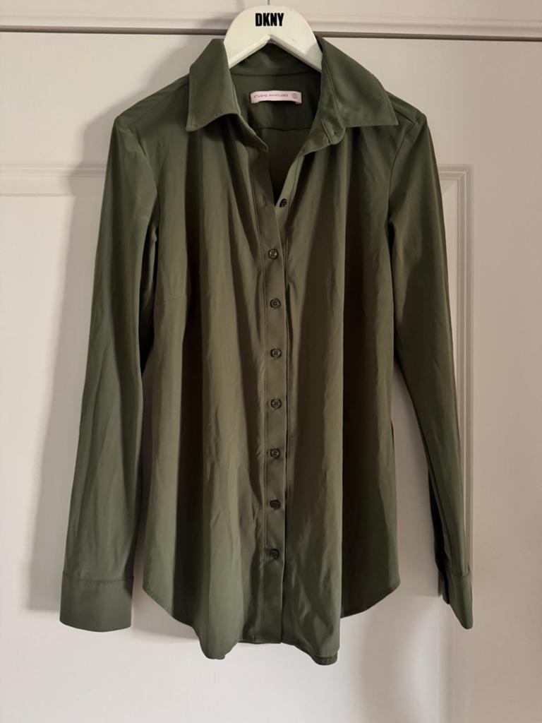 Studio Anneloes Poppy blouse kaki groen maat S Nieuw, Ophalen of Verzenden, Nieuw, Maat 36 (S), Groen