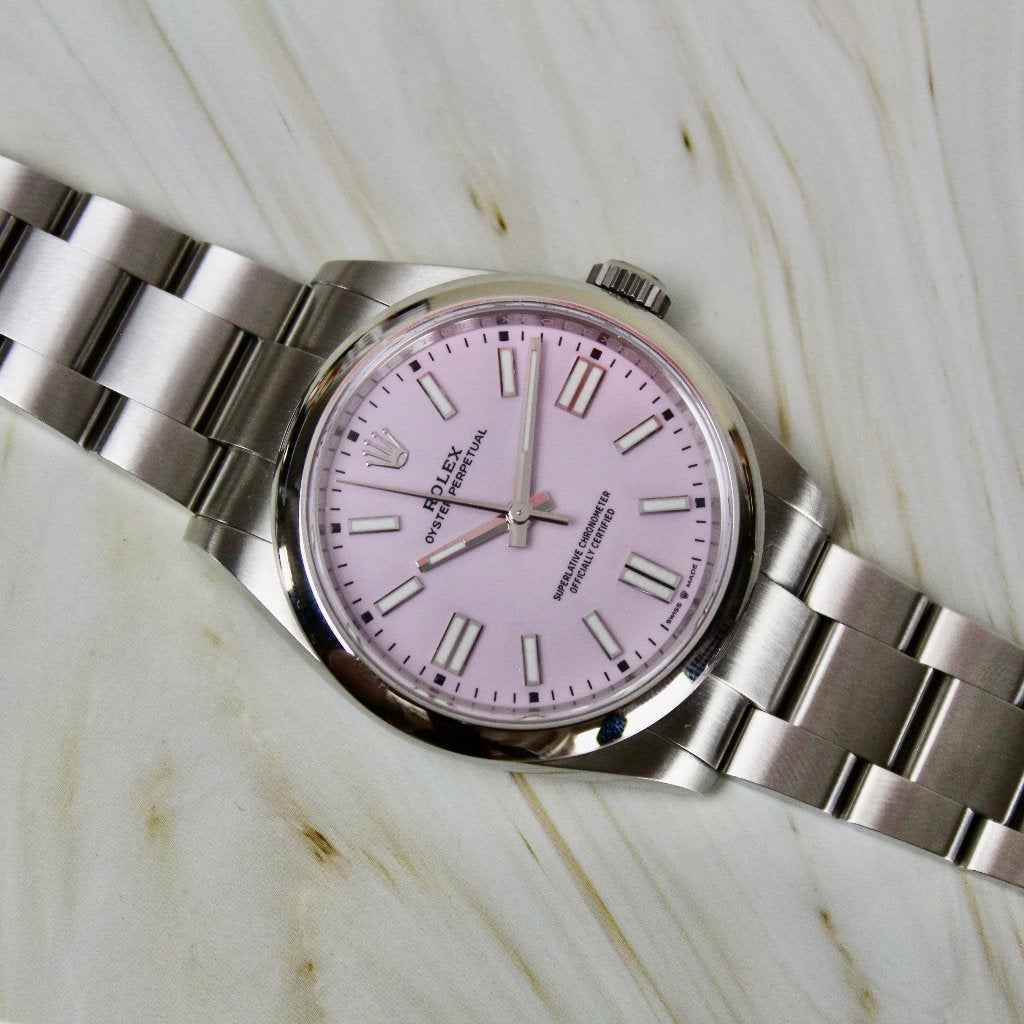 Rolex Oyster Perpetual - 134300 - Candy Pink, Gebruikt, Rolex, Polshorloge, Ophalen of Verzenden