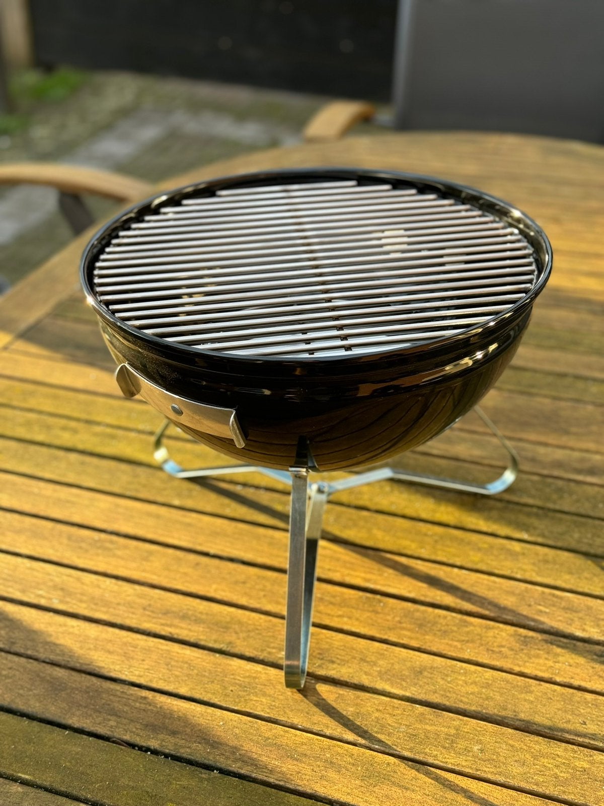WEBER SMOKEY JOE - RVS BBQ GRILL EN KOLEN roosters NIEUW, Tuin en Terras, Houtskoolbarbecues, Ophalen of Verzenden, Nieuw, Met accessoires