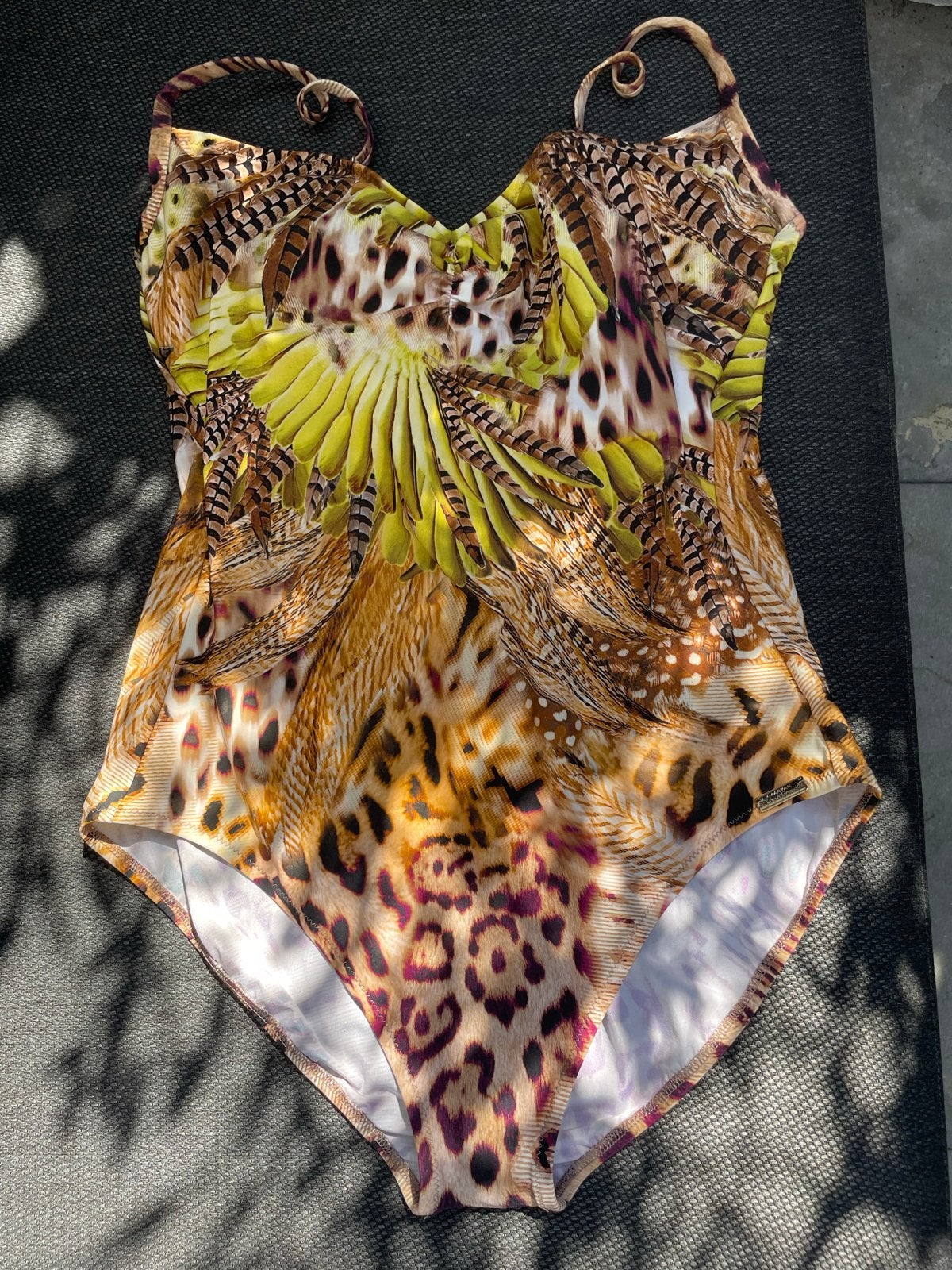 Maryan Mehlhorn Badpak met 85D-cup - Luipaardprint, Kleding | Dames, Badmode en Zwemkleding, Ophalen of Verzenden, Zo goed als nieuw