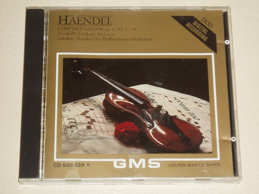 CD Handel concerti grossi op. 6 nr. 5 - 8 , GMS, Cd's en Dvd's, Verzenden, Classicisme, Gebruikt, Overige typen