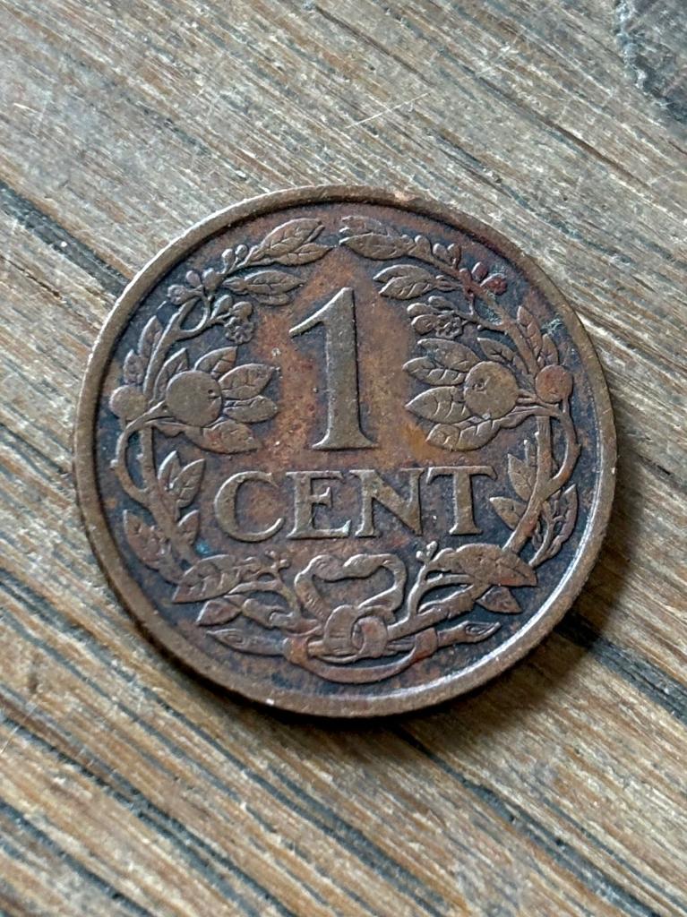 1 Cent 1930, Ophalen of Verzenden, Koningin Wilhelmina, 1 cent, Losse munt