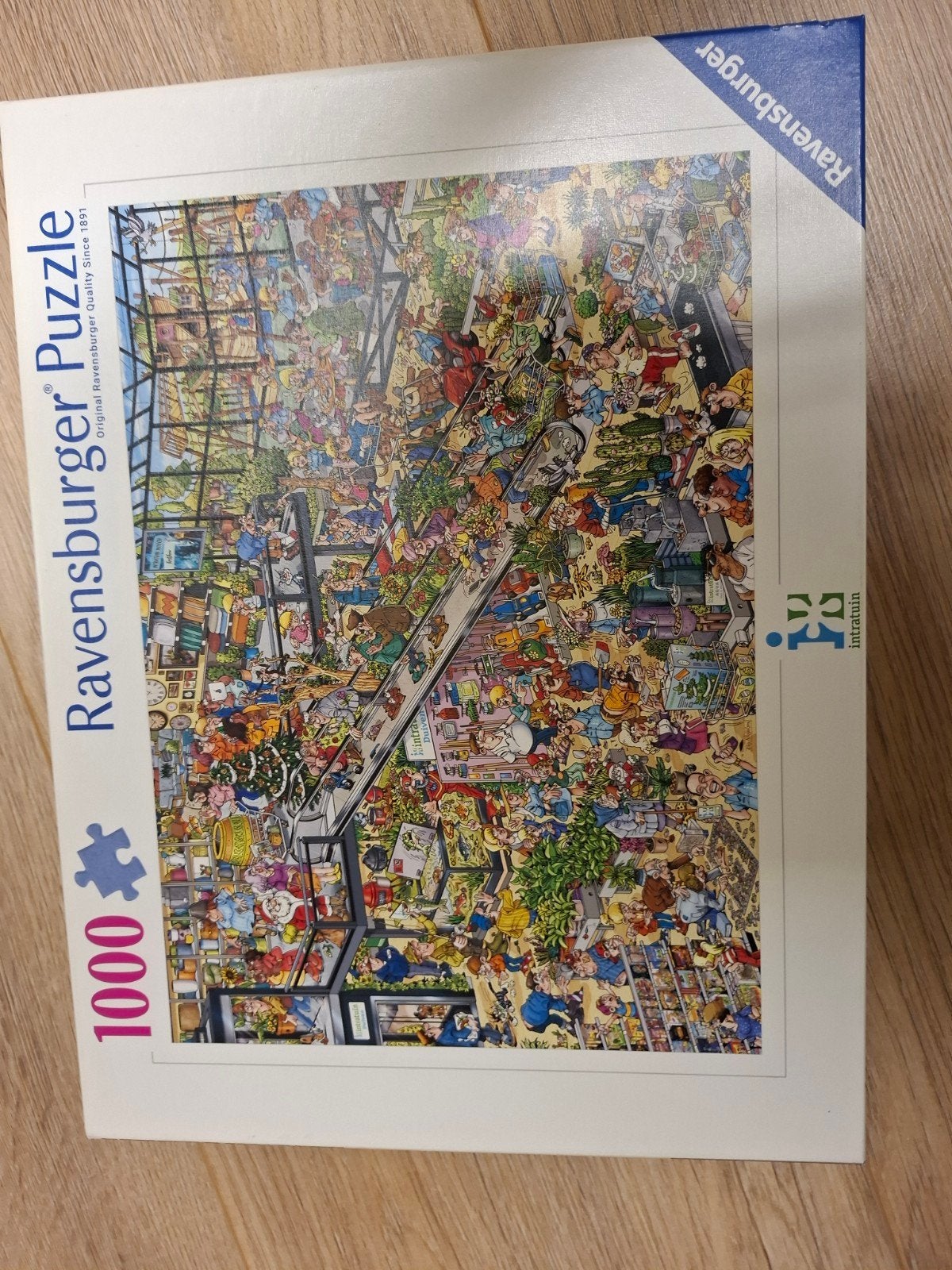 Ravensburger Legpuzzel 1000 stukjes - Intratuin, Ophalen, 500 t/m 1500 stukjes, Zo goed als nieuw, Legpuzzel