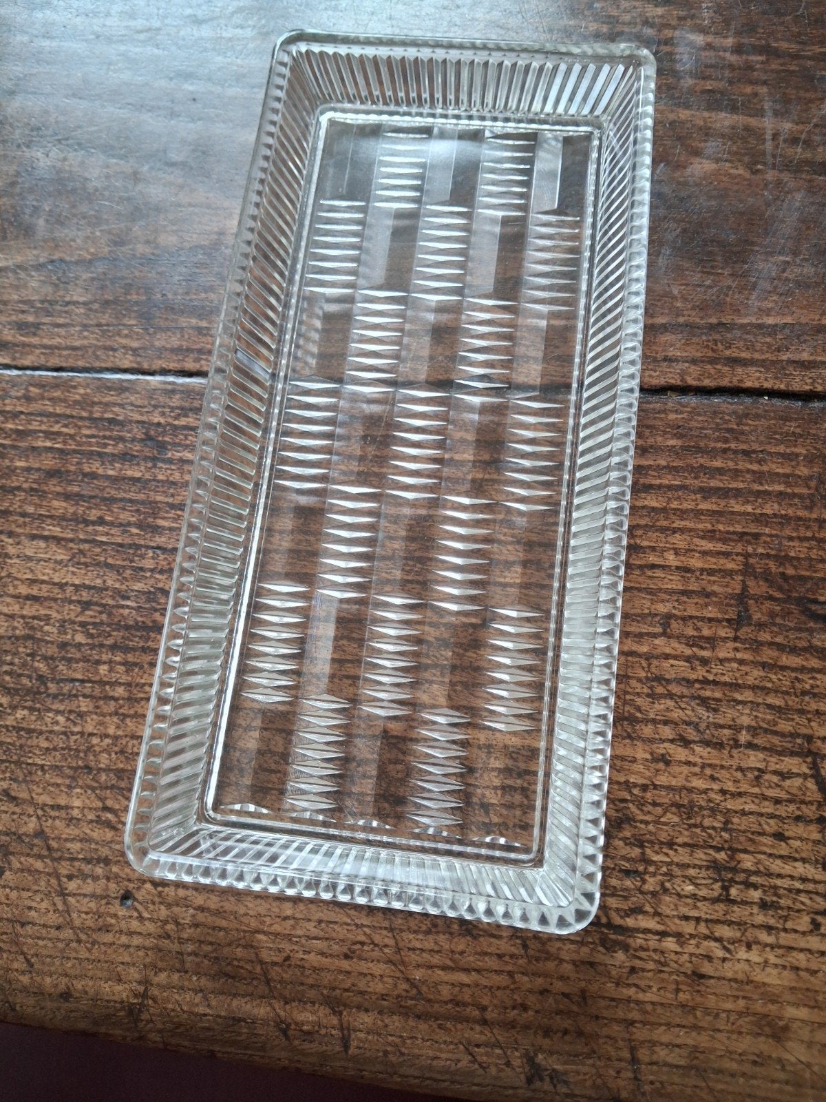 Glazen cakeschaal, Ophalen of Verzenden, Glas, Overige stijlen, Schaal of Schalen