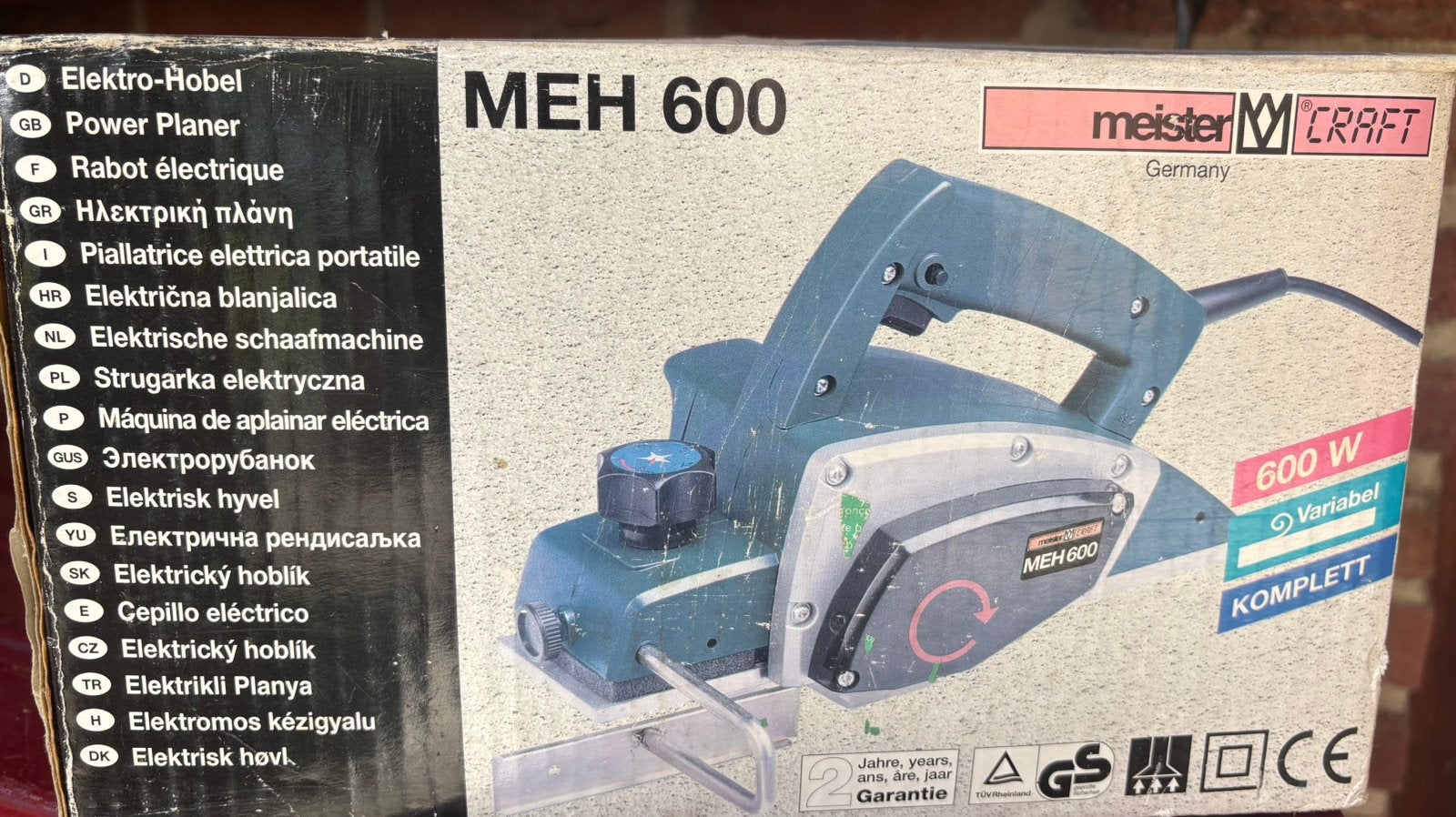 Electrische schaafmachine, Doe-het-zelf en Verbouw, Schaafmachines, Ophalen, Gebruikt, Elektrisch