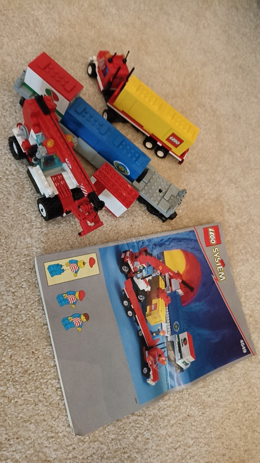 Lego trein set 4549, Kinderen en Baby's, Speelgoed | Duplo en Lego, Ophalen of Verzenden, Zo goed als nieuw