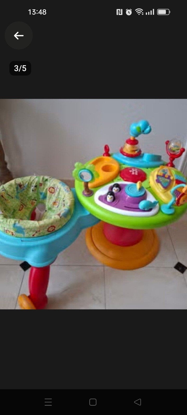 loopstoel Bright Starts 3-in-1 Around We Go Activity Center, Ophalen, Gebruikt, Overige typen, Met licht