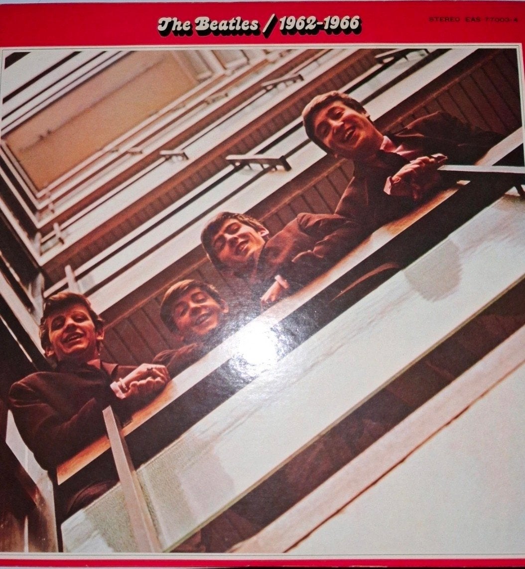 The Beatles 1962-1966 Japanse Druk (Rode Album), Inclusief poster, Pop, Ophalen of Verzenden, Zo goed als nieuw