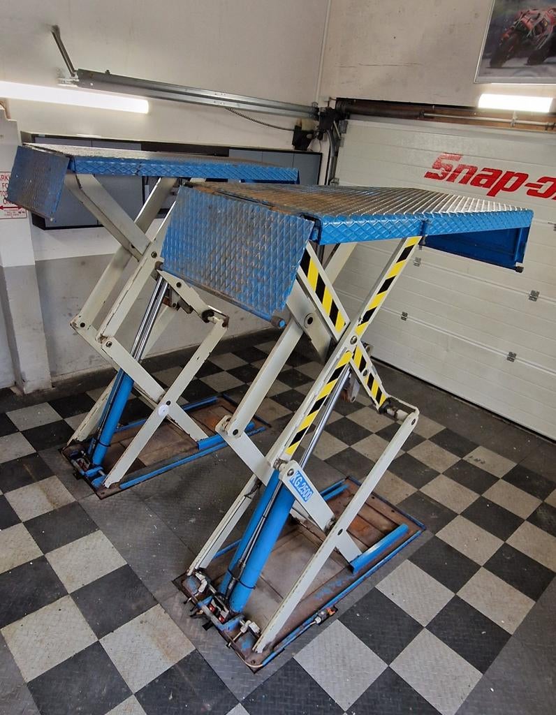OMCN opbouw schaarbrug tot 190cm hoog, Ophalen, Gebruikt