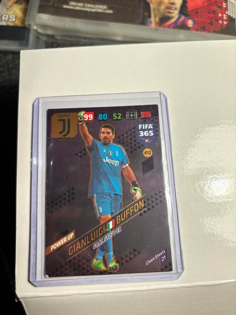 Gianluigi Buffon FIFA 365 Power Up Spelerskaart, Ophalen of Verzenden, Zo goed als nieuw, Buitenlandse clubs, Spelerskaart