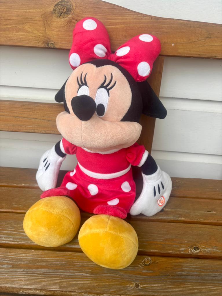 Disney Minnie Mouse knuffel met licht 45 cm | Mickey Mouse, Verzamelen, Disney, Ophalen of Verzenden, Mickey Mouse, Zo goed als nieuw