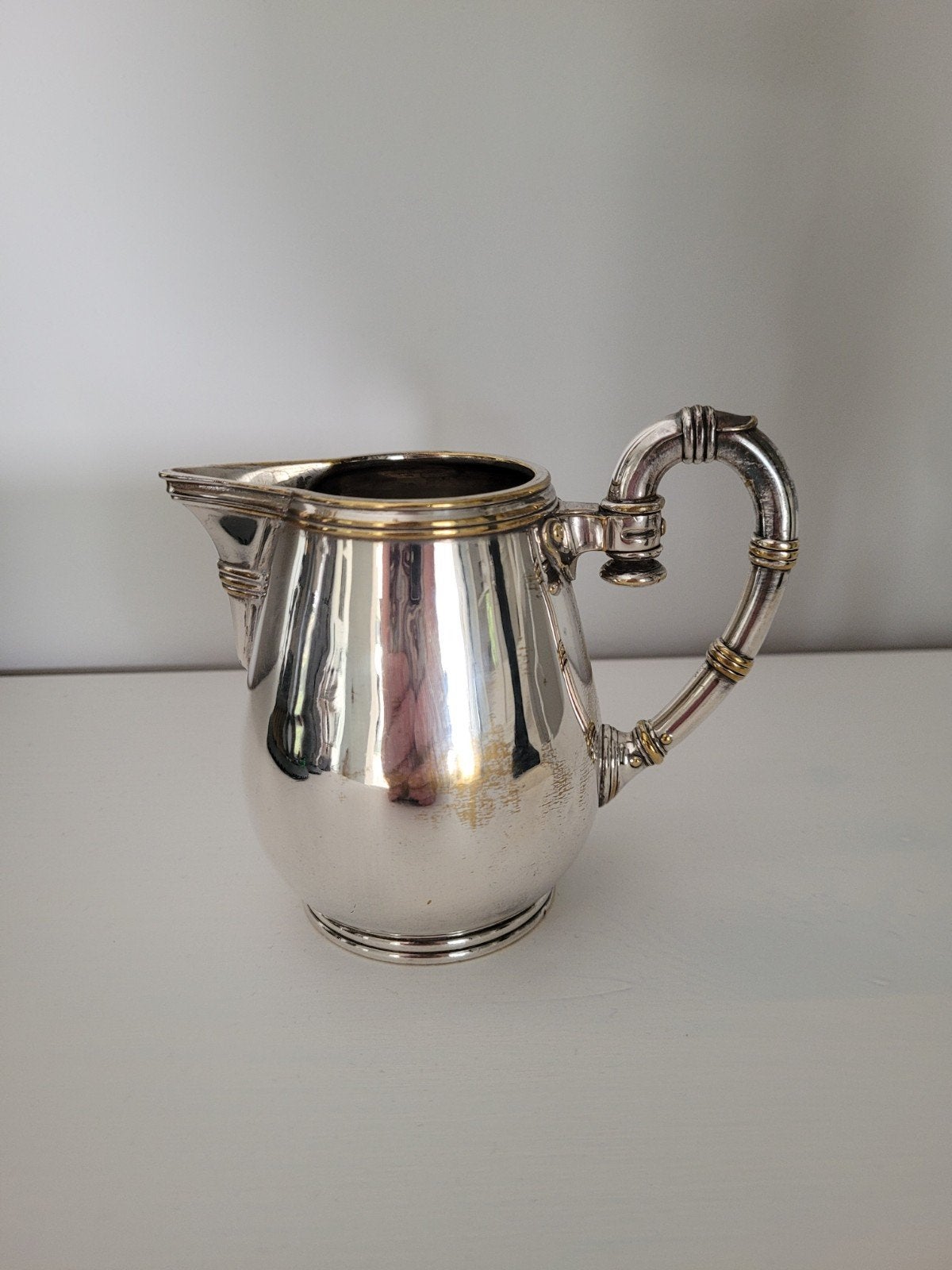 Christofle verzilverd melkkannetje ca 1892, Antiek en Kunst, Antiek | Goud en Zilver, Ophalen of Verzenden