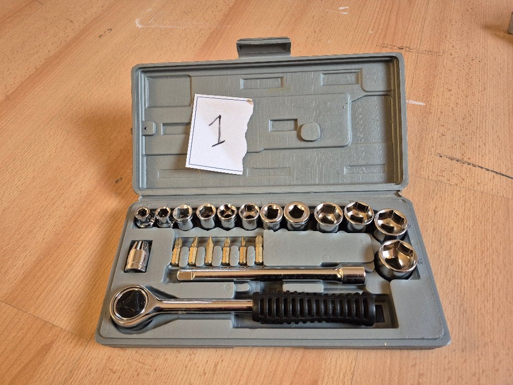 dopsleutel set 7 t/m 21 mm, Ophalen of Verzenden, Zo goed als nieuw, Gereedschapsset, Overige merken