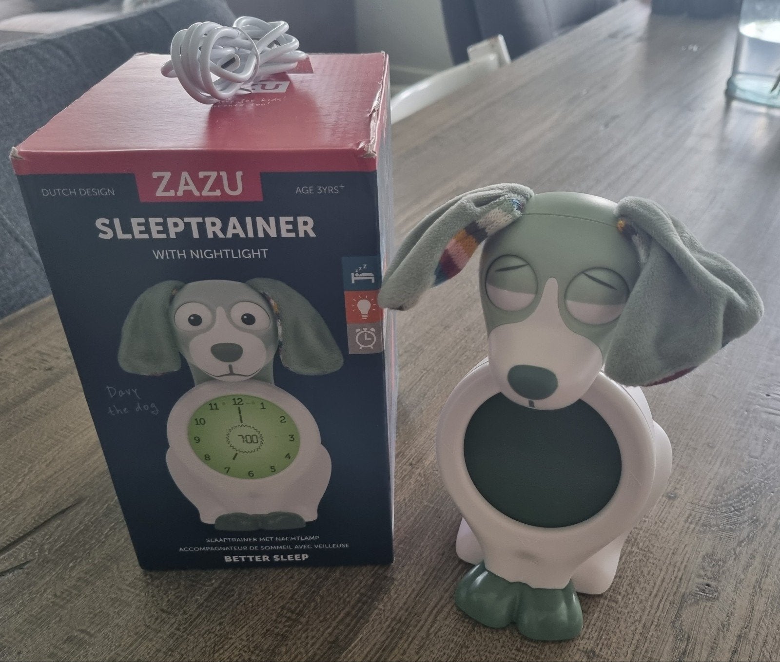 Zazu sleeptrainer Hond kleur mint groen, Ophalen, Gebruikt, Digitaal