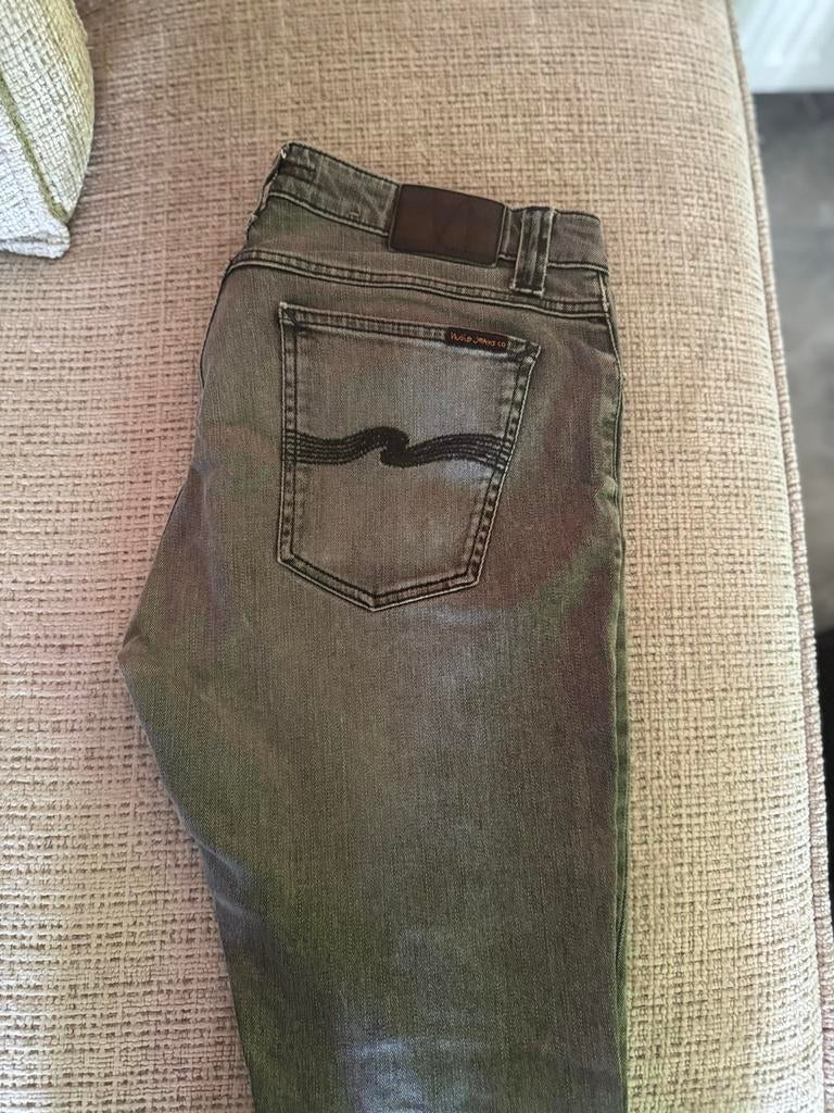 Nudie Jeans Co. Slim Fit Jeans - W32/L32, Kleding | Dames, Verzenden, Zo goed als nieuw, Grijs, W30 - W32 (confectie 38/40)