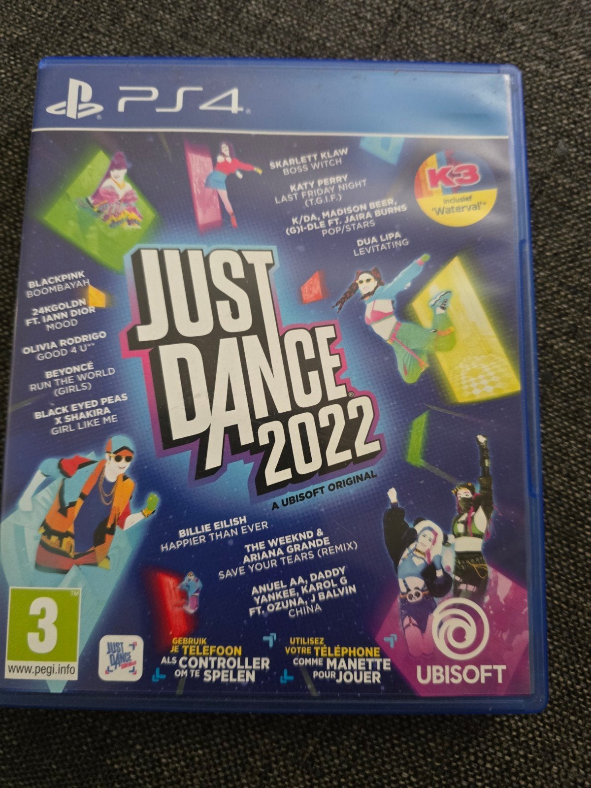Just Dance 2022 PS4 - Dansgame met K3 Waterval, Muziek, Eén computer, Ophalen of Verzenden, Zo goed als nieuw