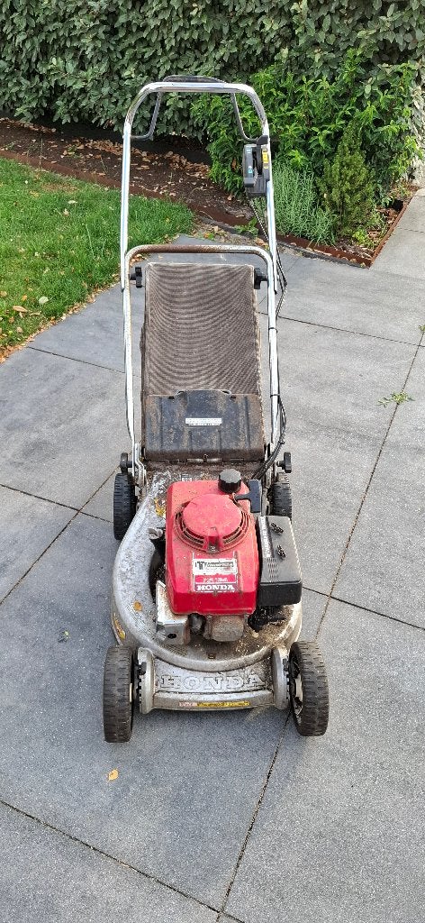Honda benzine grasmaaier, Ophalen, Cirkelmaaier, Gebruikt, Benzine-grasmaaier