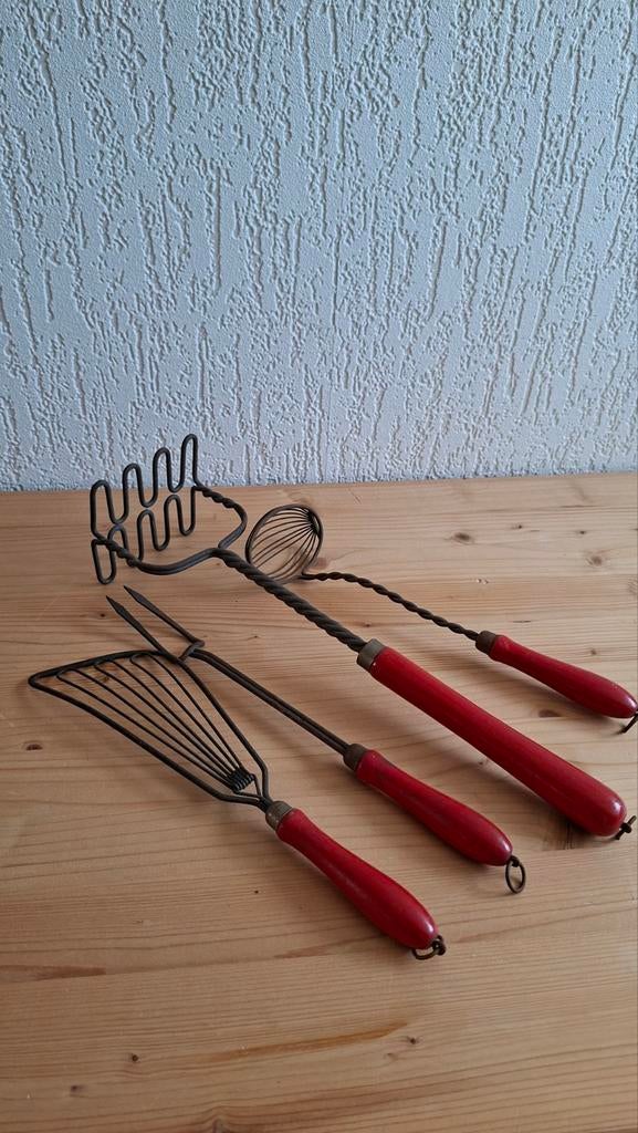 Vintage keukengerei., Ophalen, Rvs of Chroom