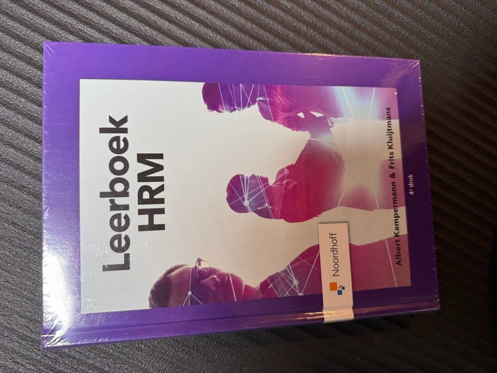 Leerboek HRM - Kampermann & Kluijtmans, 4e druk, nieuw, Boeken, Ophalen of Verzenden, Beta, Nieuw, HBO