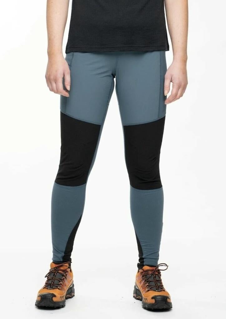 Bergans Flöyen legging wandelbroek orion blue black, Verzenden, Zo goed als nieuw, Kleding