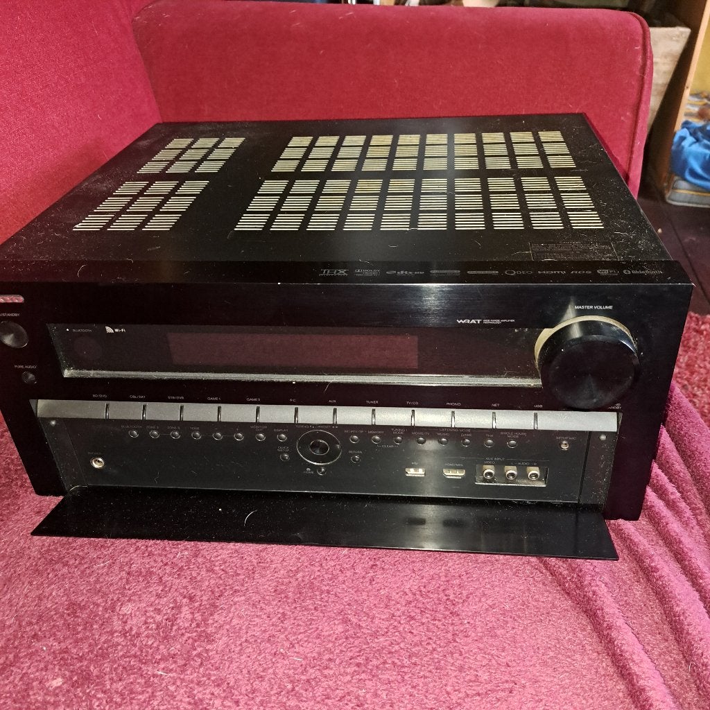 Onkyo TX-NR 828 7.2 versterker, Ophalen, Niet werkend, 120 watt of meer, Onkyo