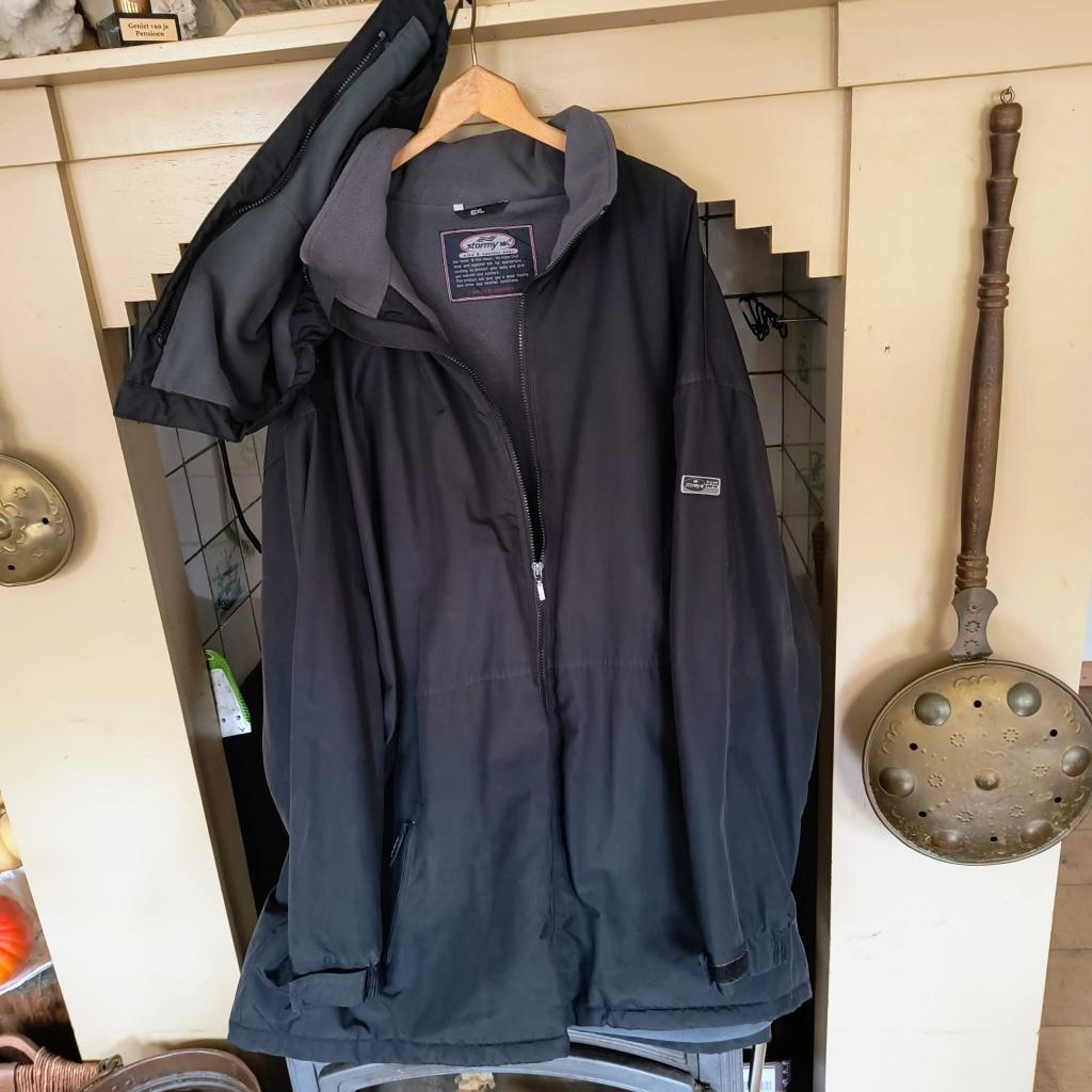 Heren jas 6x XL, Ophalen of Verzenden, Gedragen, Zwart, Jas of Mantel