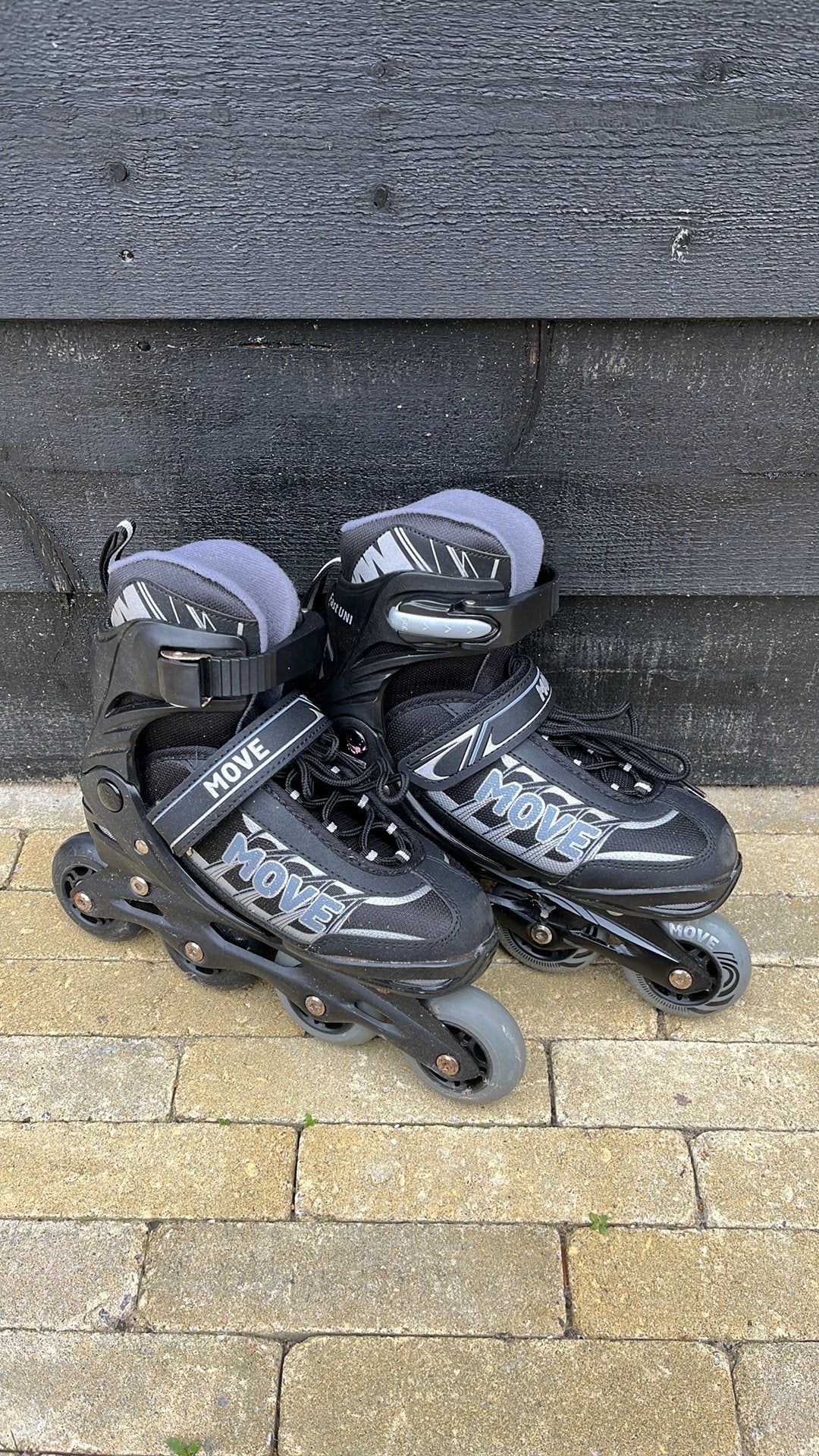 Move skeelers en bescherming, Sport en Fitness, Skeelers, Gebruikt, Kinderen, Inline skates 4 wielen, Ophalen