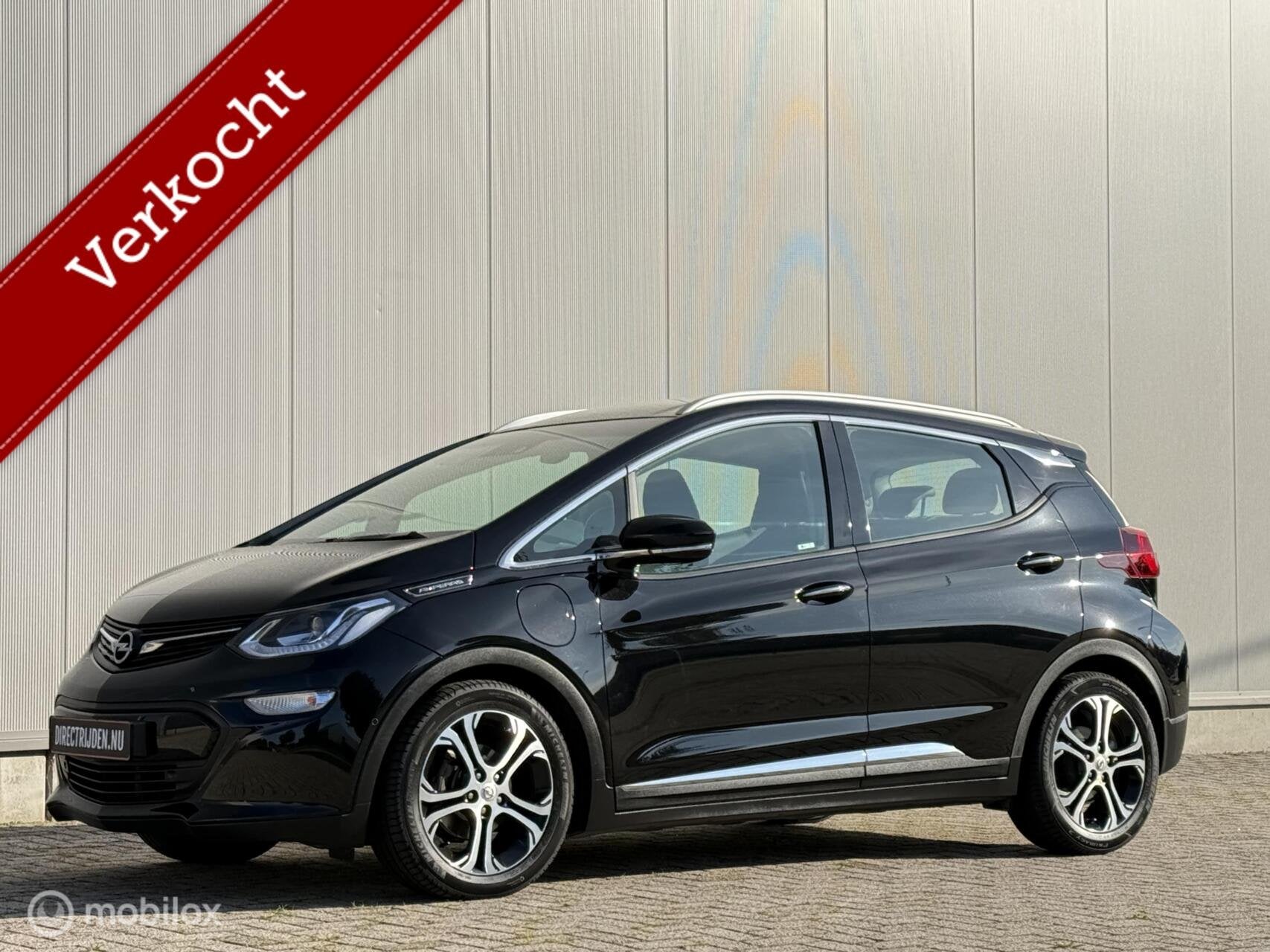 Opel Ampera-e 60 kWh | Luxe uitv | Goed onderhoud | SOH 97%, Auto's, Lichtsensor, Gebruikt, Zwart, 204 pk