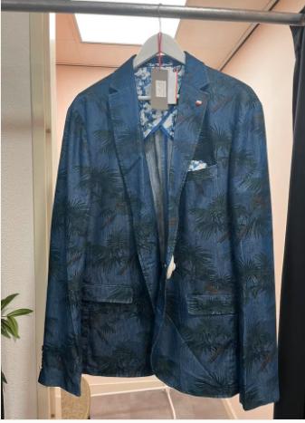 Steven van Vliet colbert 56, Kleding | Heren, Kostuums en Colberts, Ophalen of Verzenden, Nieuw, Maat 56/58 (XL), Blauw
