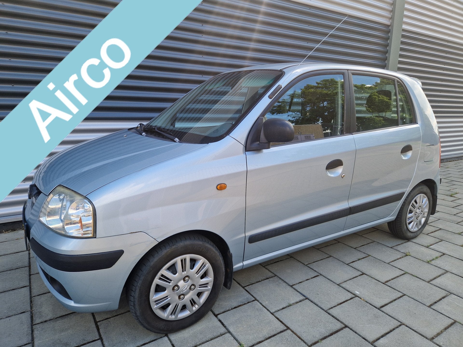 Hyundai Atos 1.1i Active Cool Airco Nap Zeer lage km stand, Voorwielaandrijving, 31 €/maand, 4 cilinders, Origineel Nederlands