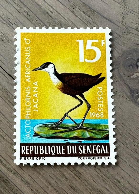Senegal 1968 vogel postzegel - ongebruikt, Ophalen of Verzenden, Overige landen