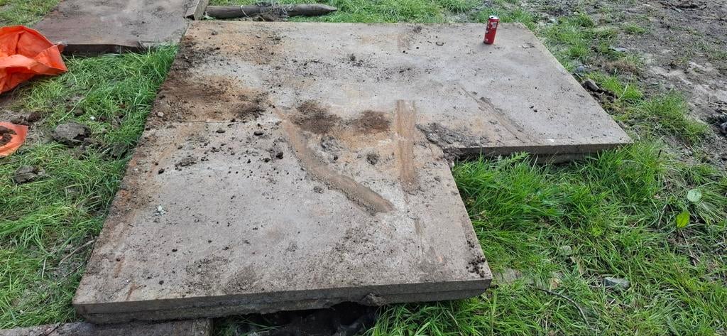 Gebruikte betonplaten voor diverse toepassingen, Ophalen, Gebruikt