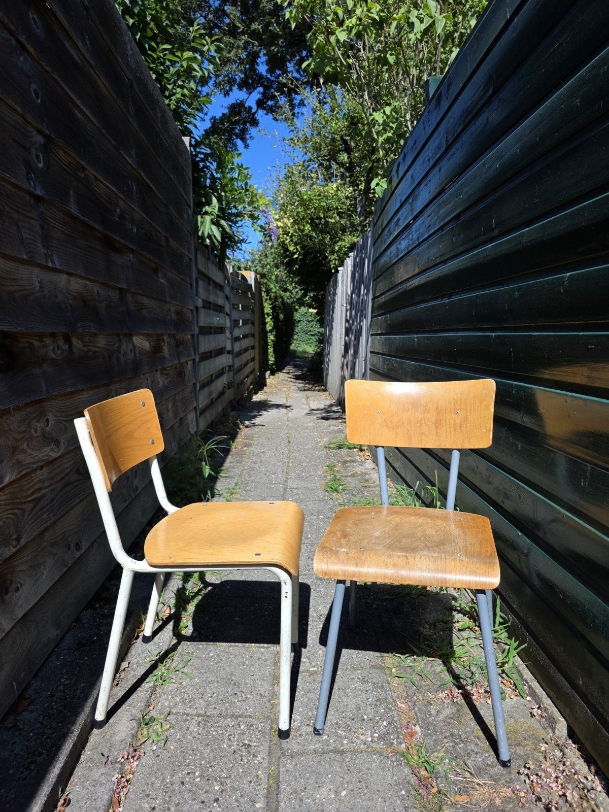 2 Labstoelen van Dijk&Ko - Vintage design, Huis en Inrichting, Ophalen, Gebruikt, Twee, Overige kleuren