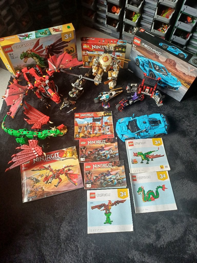 Lego lot ninjago/technic, Kinderen en Baby's, Inclusief instructies, Lego, Ophalen of Verzenden, Zo goed als nieuw