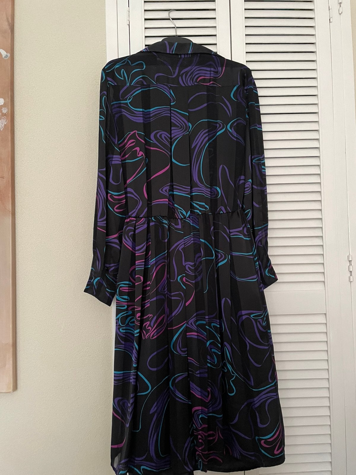 Vintage jurk maat 40, Maat 38/40 (M), Zwart, Ophalen of Verzenden, Zo goed als nieuw