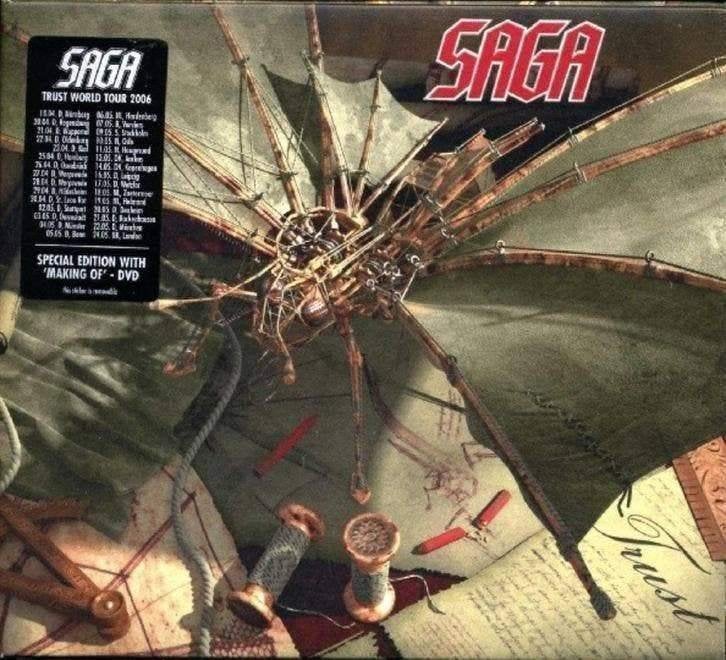 CD/DVD: Saga - Trust (SPECIAL EDITION, Digipak, ZGAN), Ophalen of Verzenden, Zo goed als nieuw, Poprock