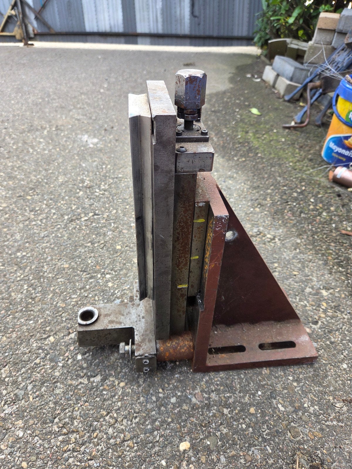 Robuuste machineklem / opspaninrichting, Doe-het-zelf en Verbouw, Ophalen of Verzenden, Gebruikt