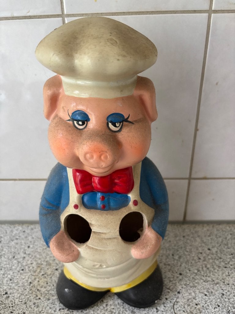 Vintage potlepel varken, Antiek en Kunst, Ophalen of Verzenden