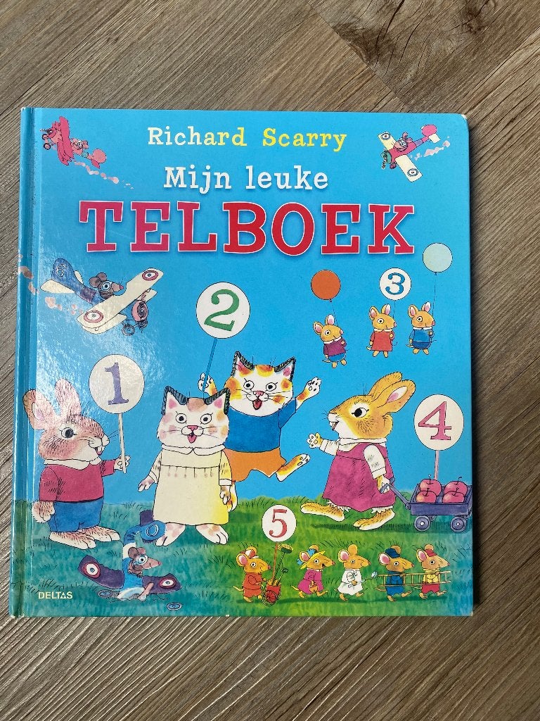 Mijn leuke telboek, Ophalen, Zo goed als nieuw, Richard Scarry