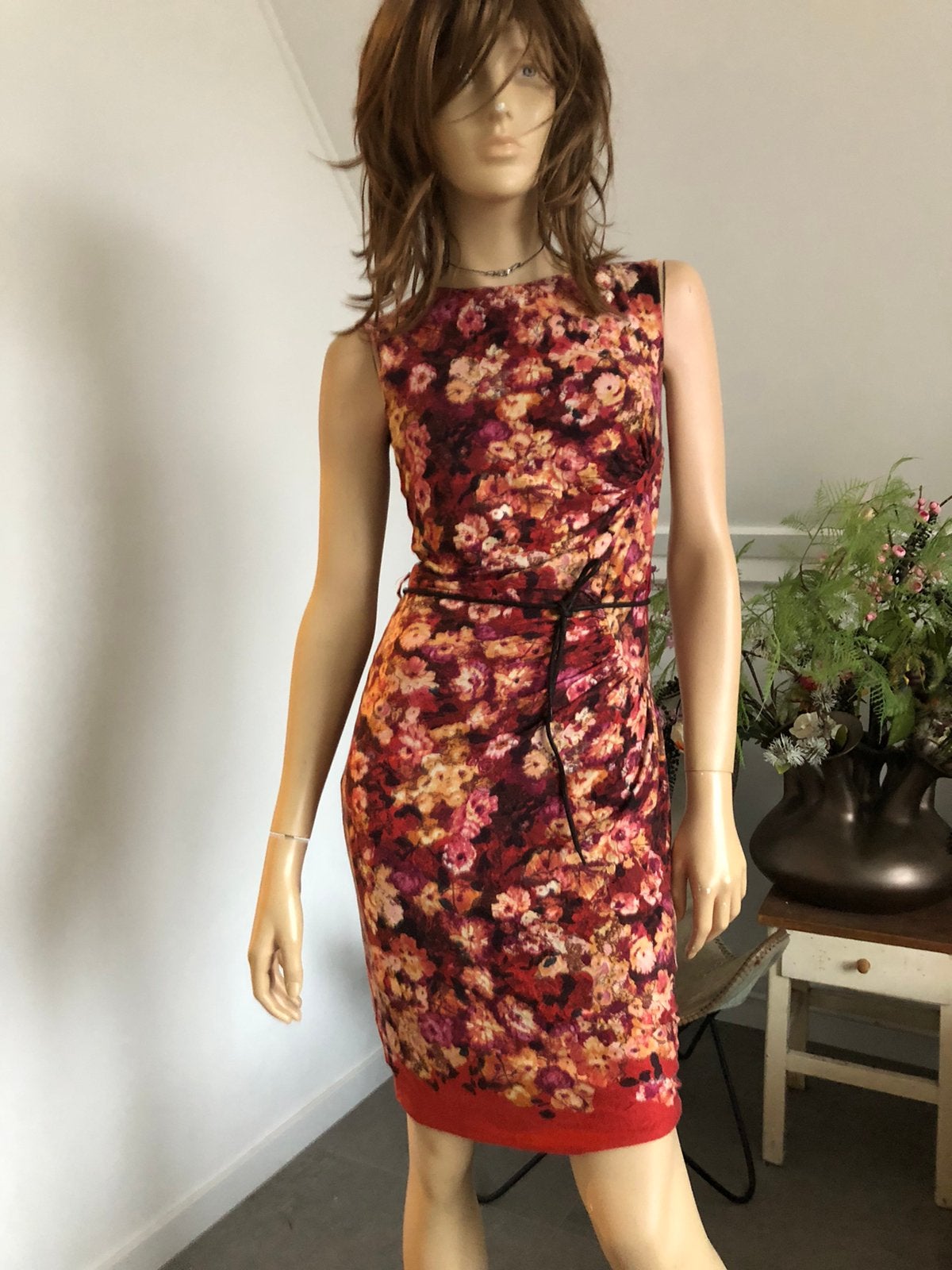 Mango Suit jurk S, Ophalen of Verzenden, Zo goed als nieuw, Rood, Boven de knie
