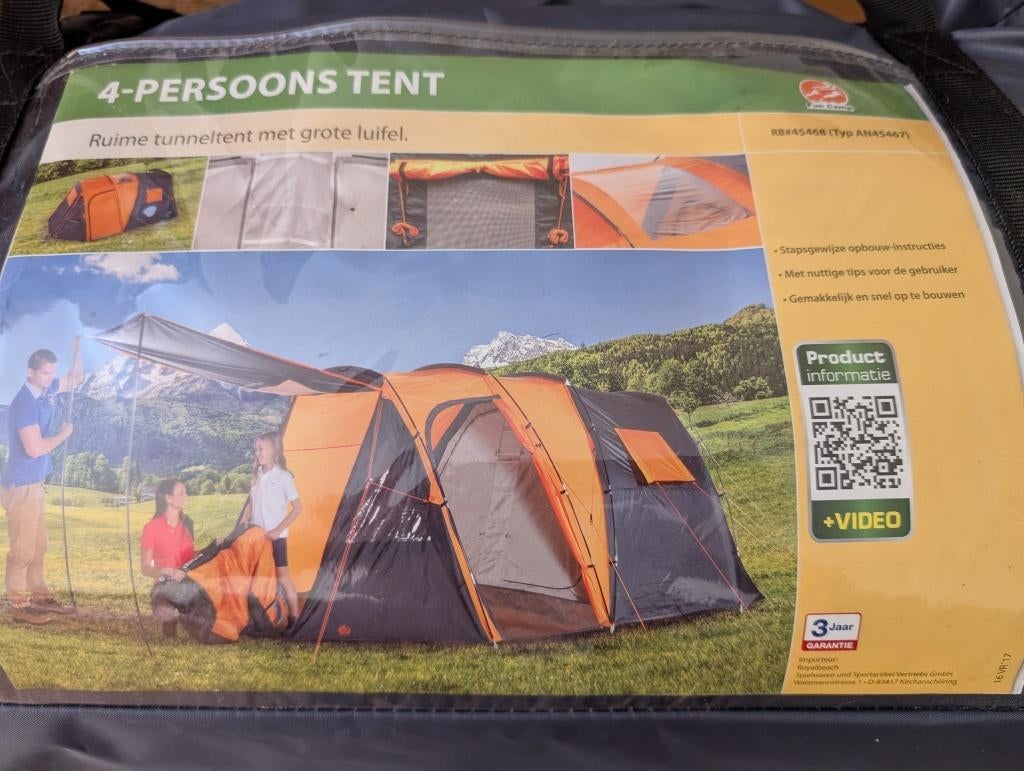 tent, Ophalen of Verzenden, Nieuw, Tot en met 4