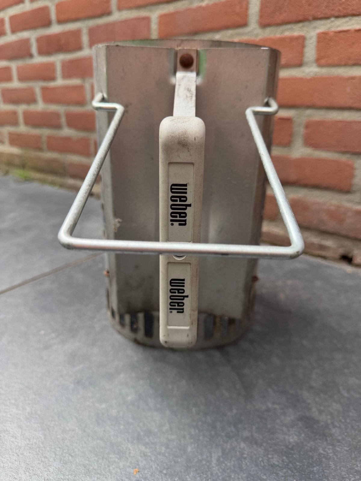 Weber Rapidfire Houtskoolstarter - Snel en Efficiënt, Ophalen of Verzenden, Zo goed als nieuw