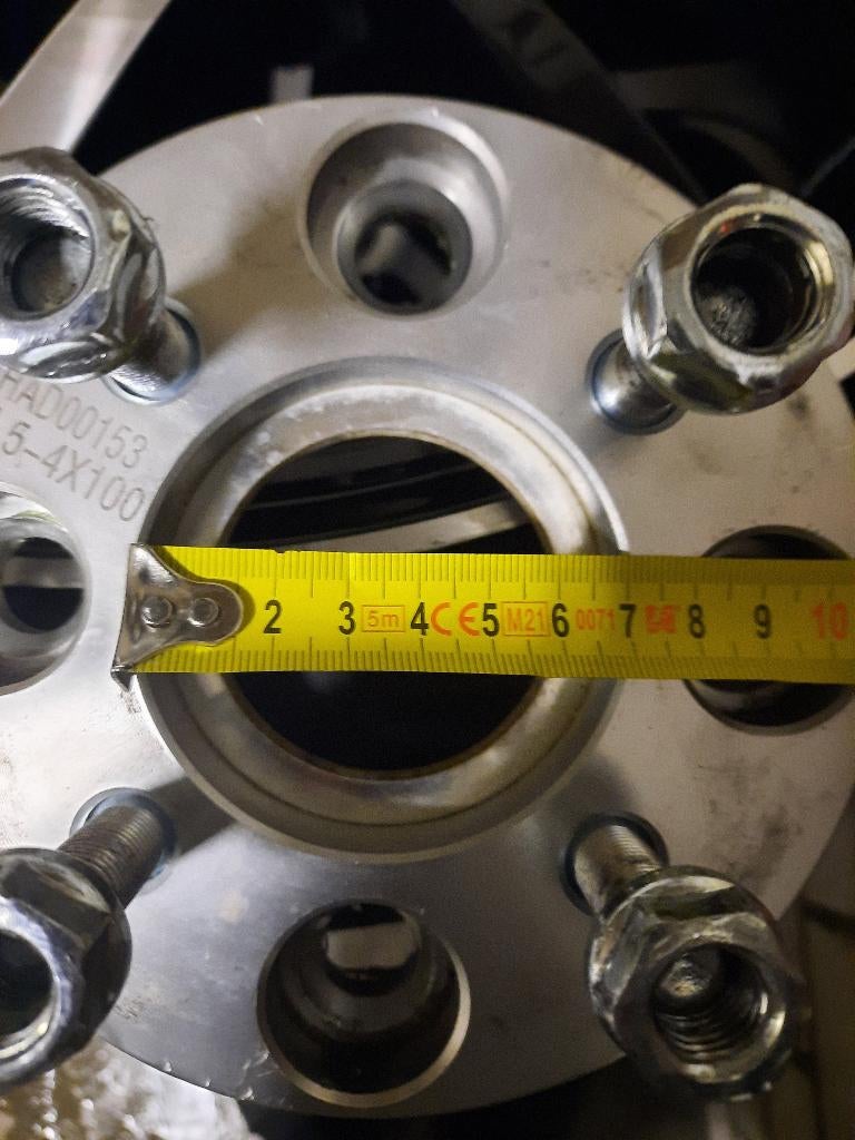Spoorverbreders / wieladapters 4 x 114.3 naar 4 x 100, Ophalen of Verzenden