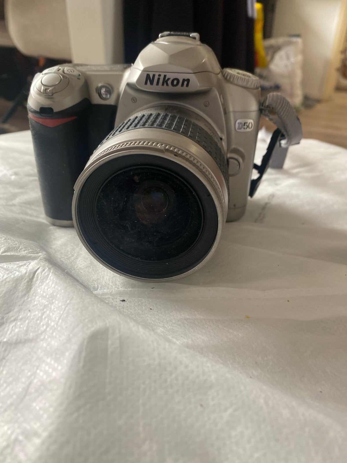Nikon D50 spiegelreflexcamera met AF Nikkor 28-80mm lens, Ingebouwde flitser, Gebruikt, Spiegelreflex, Ophalen of Verzenden